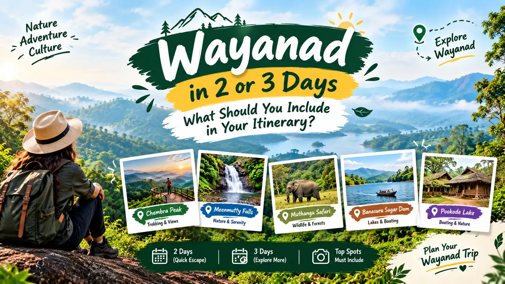 Wayanad in 2 or 3 Days: What Should You Include in Your Itinerary?